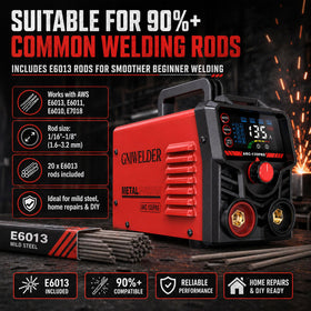 GNIWELDER 135A Mini Stick Welder 110V — Portable DIY Arc Welder