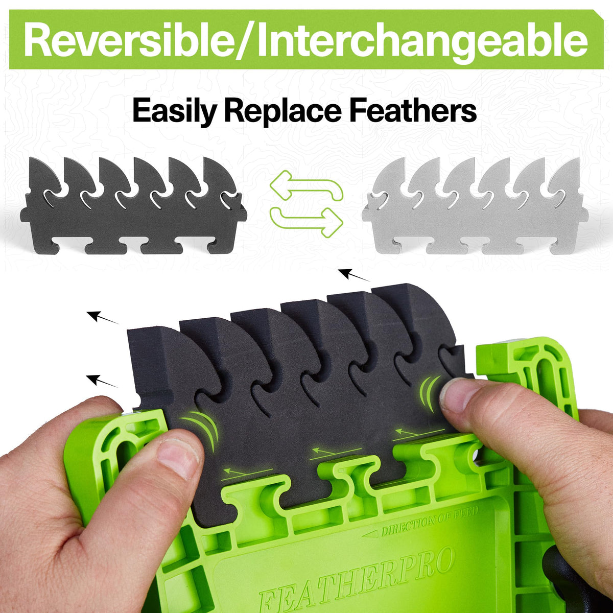 BOW FeatherPRO FP1 Featherboard – EVA Feathers Reduce Kickback