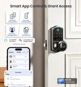 Veise VE018 Smart Knob Lock – Fingerprint, App Control & Keyless Entry (IP55)