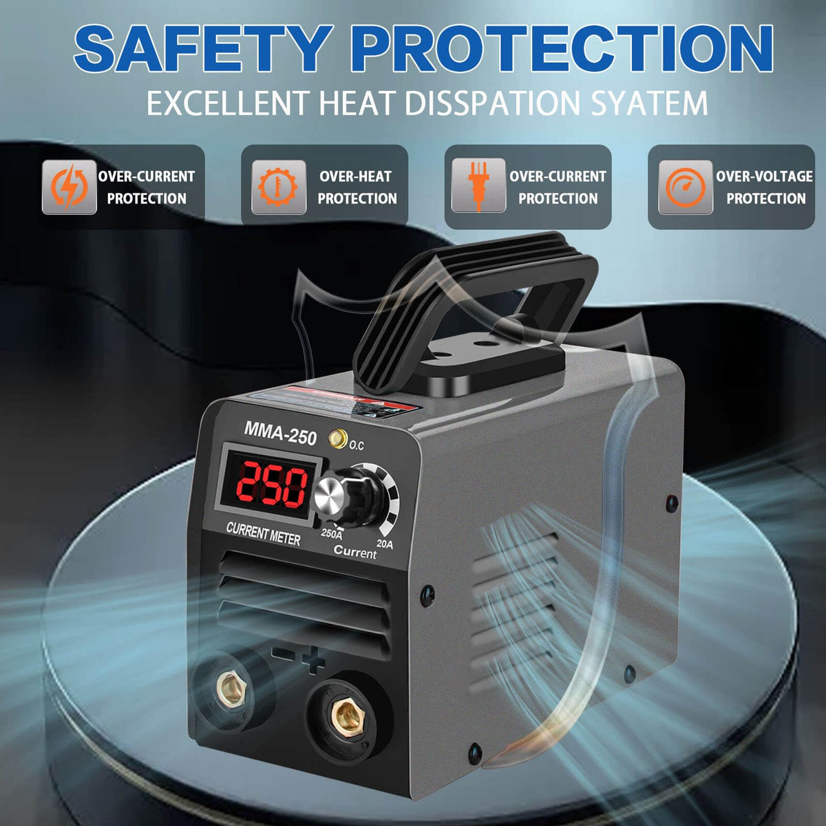 HGNVGZ Super Mini Stick Welder hot start arc force for smoother initial welds.