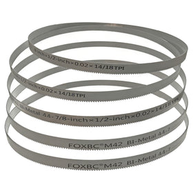 FOXBC 44-7/8 Portable Bandsaw Blades – 5 Pack, 14/18 TPI, Bi-Metal M42