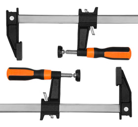 WEN 10236F2 Quick-Adjust 36-Inch Steel Bar Clamps – Two Pack, 2.5