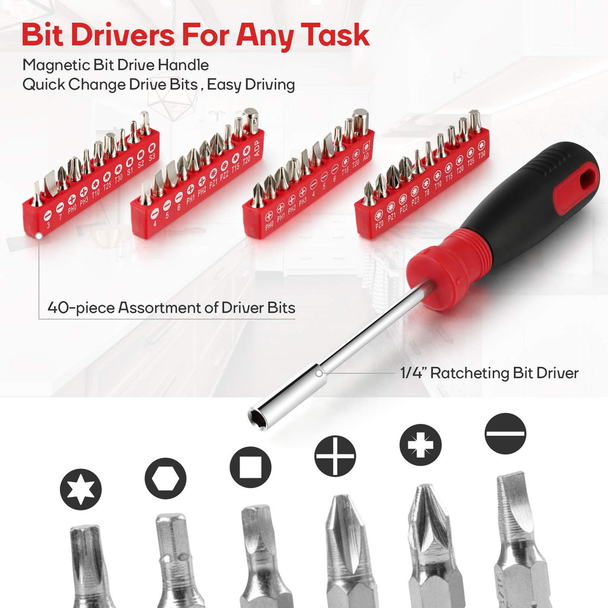 Eastvolt 248-Piece Mechanics Tool Set – Sockets, Ratchets & Wrenches (EVHT24801)