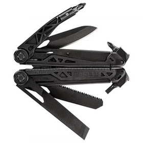 Gerber Gear Dual-Force Multitool - Heavy-Duty Pliers, Saw, Wire Cutter & Bit Storage | Black