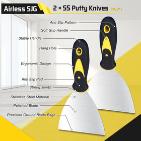Airless SJG joint knife 6in for clean seams and strong joints