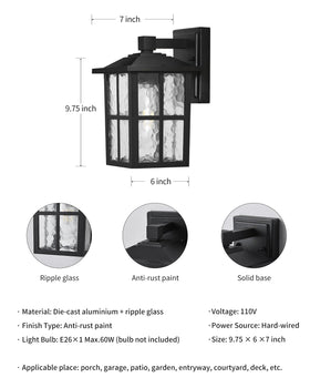 KDG porch and garden lighting designed for easy outdoor installation.