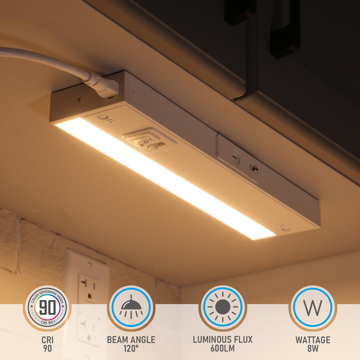 TORCHSTAR 8W design combines bright light with energy efficiency for kitchens
