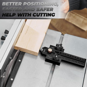 Saker Thin Rip Jig Table Saw Guide – Precise Narrow Strip Cuts for 3/4 x 3/8 Slots