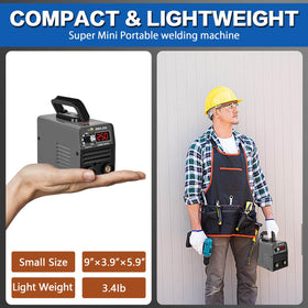 HGNVGZ Welder kit includes 15 electrodes plus safety gear for immediate use.