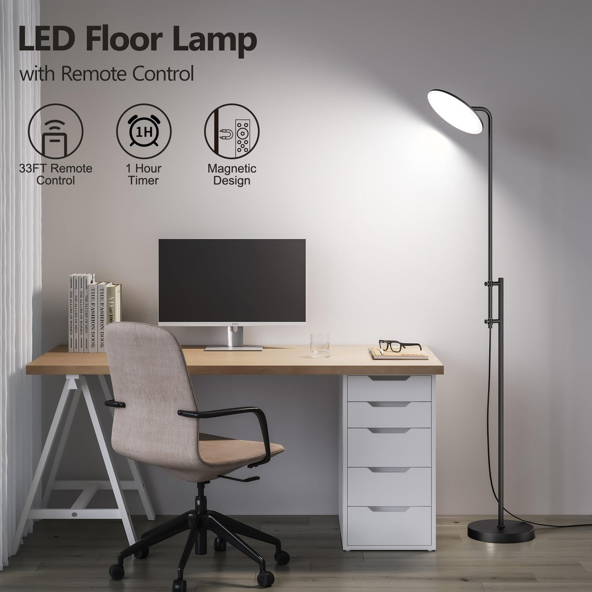 SUNMORY 32W/3000LM LED provides bright, energy-efficient illumination.