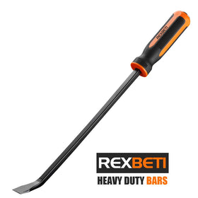 REXBETI Pry Bar Set – 4-Piece Heavy Duty Pry Bars (8, 12, 18, 24 in) with Thick Strike Cap