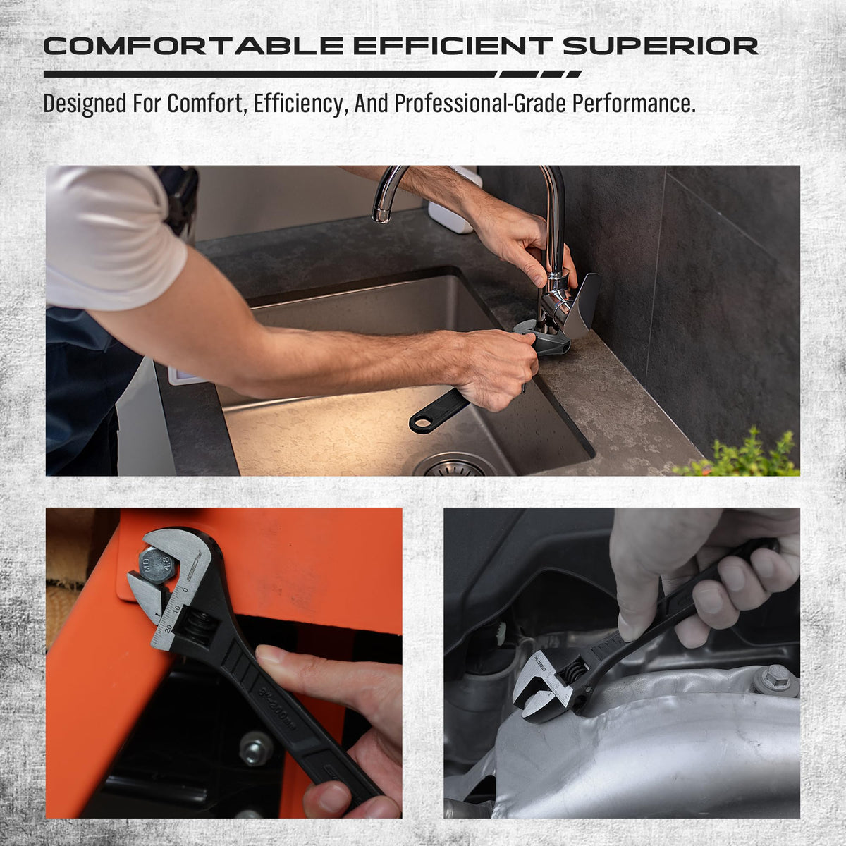 SEDY black oxide coating highlights rust resistance in tough environments.