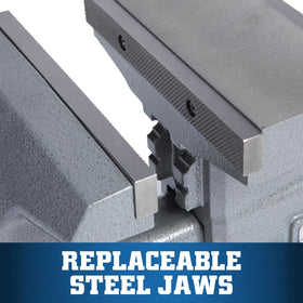Wilton reversible bench vise two large anvils for forming and shaping.