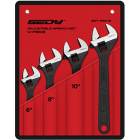 SEDY wrench set laid out on workspace demonstrates organized tool selection.