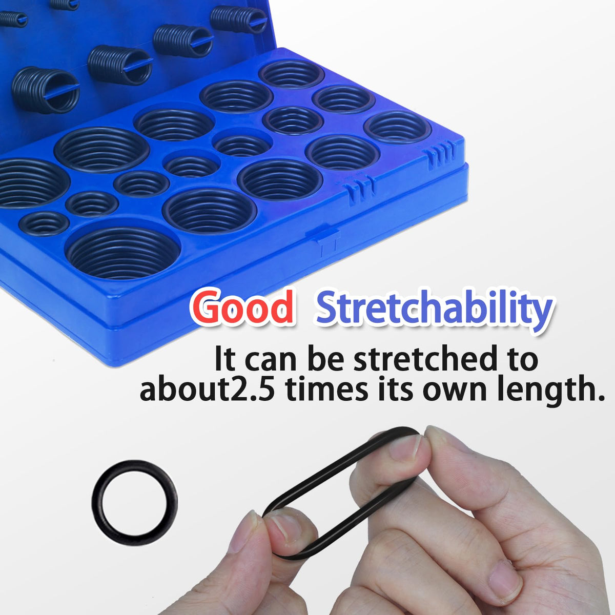 ZDBB 826 Pcs Universal SAE & Metric O-Ring Kit | Automotive, Plumbing, Air & Gas Seals