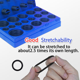 ZDBB 826 Pcs Universal SAE & Metric O-Ring Kit | Automotive, Plumbing, Air & Gas Seals
