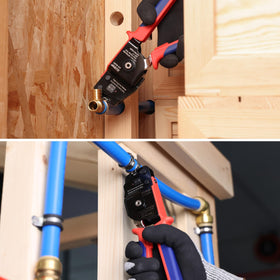iCRIMP ICP-BJ03 PEX Clamp Tool – One-Handed Cinch & Removal for 3/8–1 in Rings