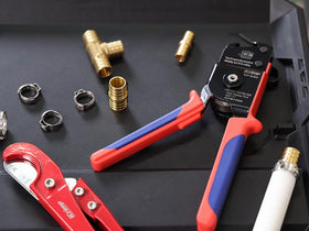 iCRIMP ICP-BJ03 PEX Clamp Tool – One-Handed Cinch & Removal for 3/8–1 in Rings