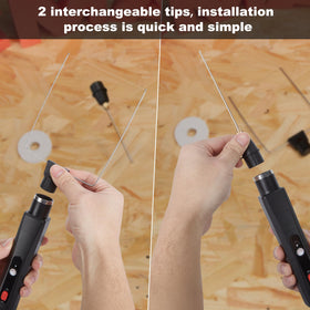 IMAGE adjustable temperature control tailors heat to foam materials.
