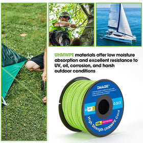 IMAGE Kevlar Cord line with low stretch for stable tension.
