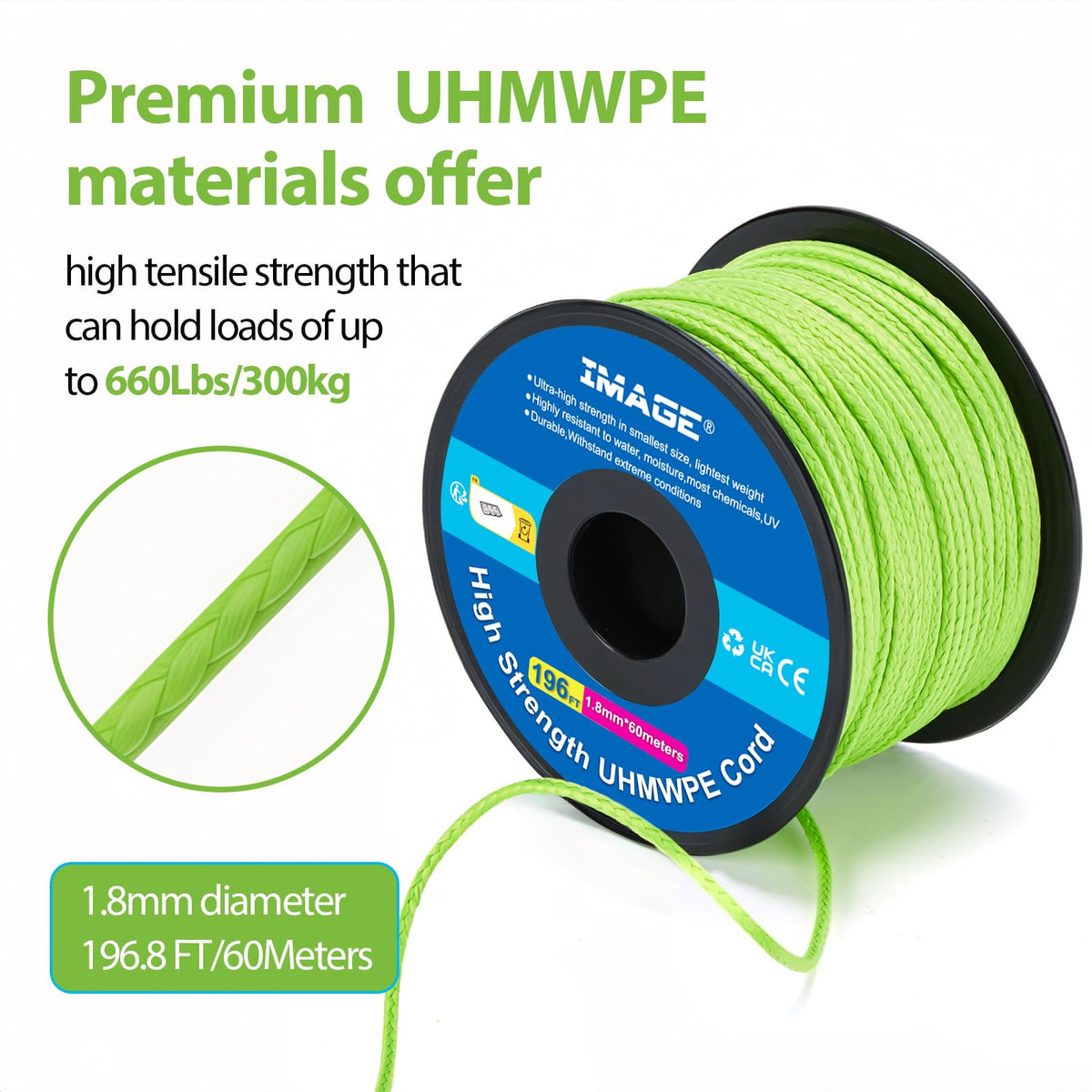 IMAGE Kevlar Cord throw line demonstrates precise throws for tree rigging.