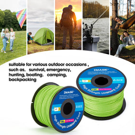 IMAGE Kevlar Cord is spliceable for easy loops and attachments.