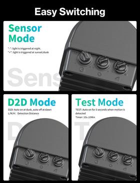 iMaihom 19-72ft detection range detects motion across larger spaces.