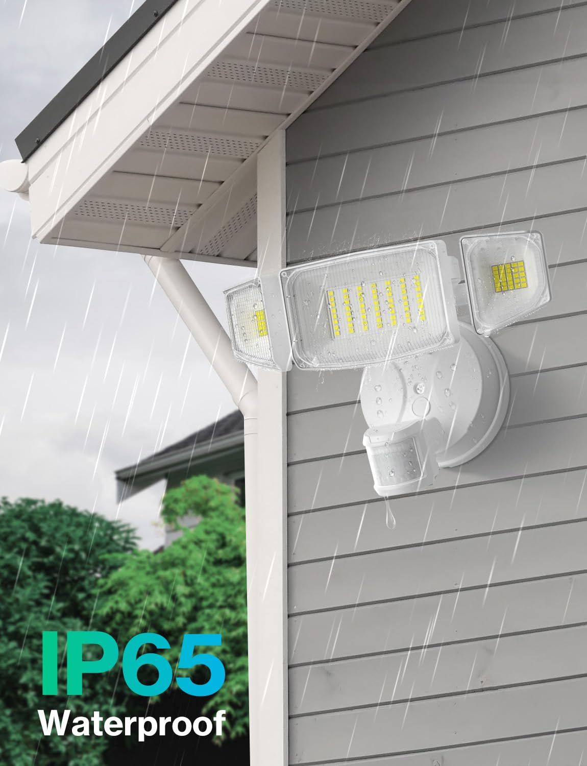 imaihom 50W flood light delivers 6500K daylight white for clear visibility.