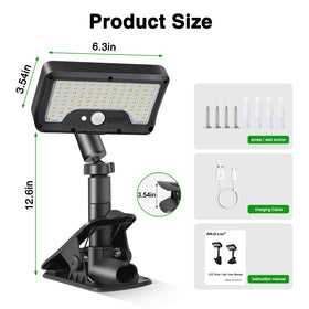 iMaihom clip-on solar lights outdoor packaging includes two units for complete coverage