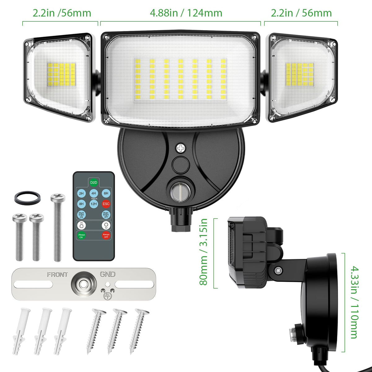 imaihom versatile outdoor floodlight suitable for yards, porches, and garages