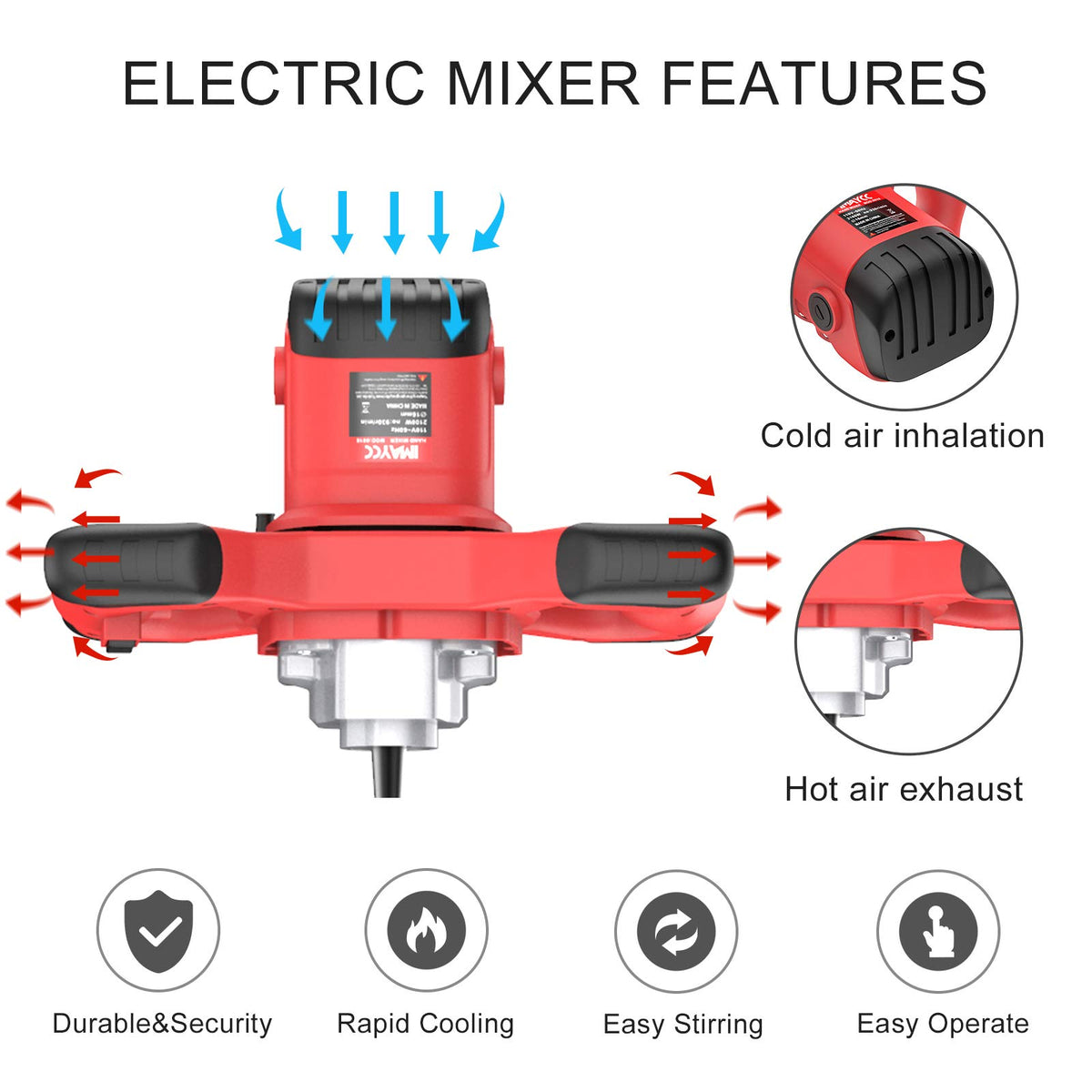 IMAYCC 110V portable design for versatile on-site use