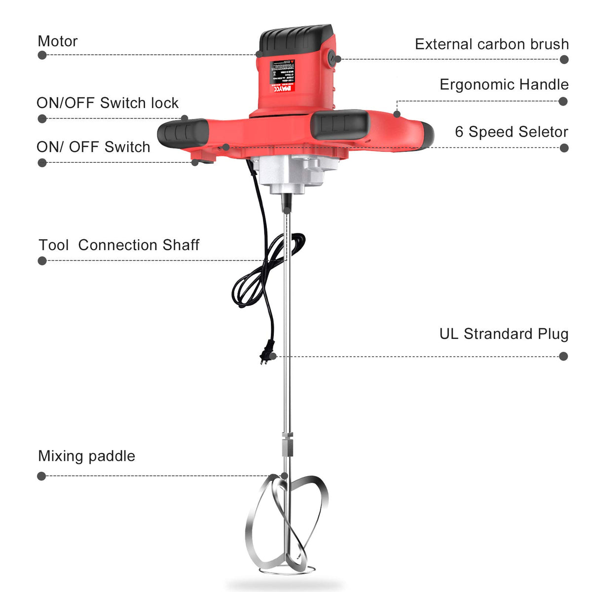 IMAYCC Durable body and construction for long-lasting use