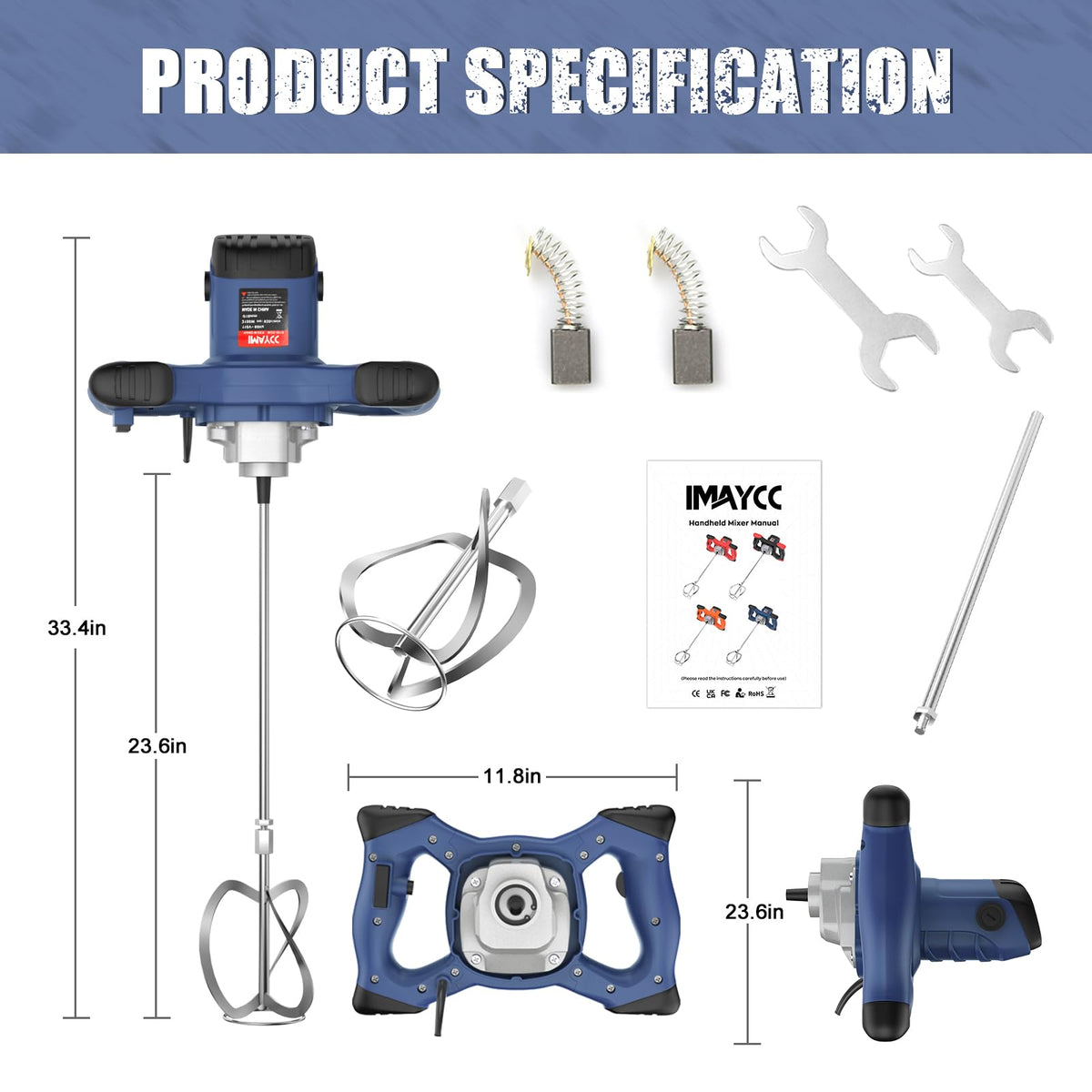 IMAYCC kit includes accessories for quick setup and maintenance