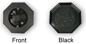 iMBAPrice IMBA-8161-BK vertical siding lamp side view for durable exterior mounting.