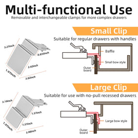 Stainless steel Imbot clamps provide durable, long-lasting grip.