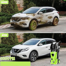 Imdot electric pressure washer ideal for car washing and fence cleaning.