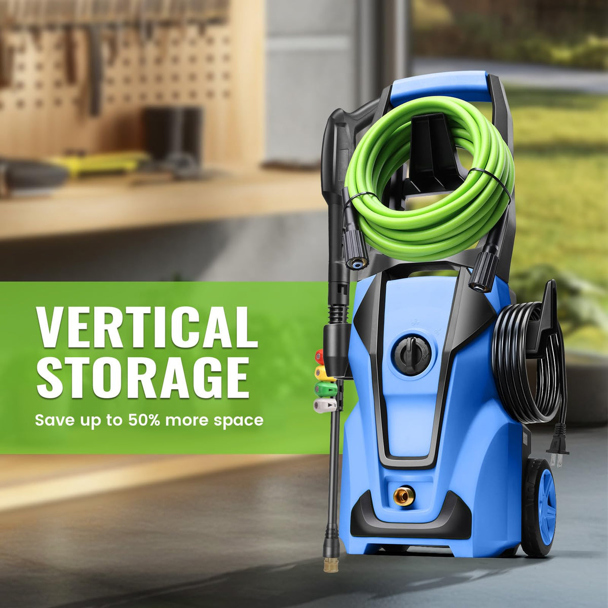 Imdot Electric Pressure Washer suitable for driveways and outdoor surfaces.