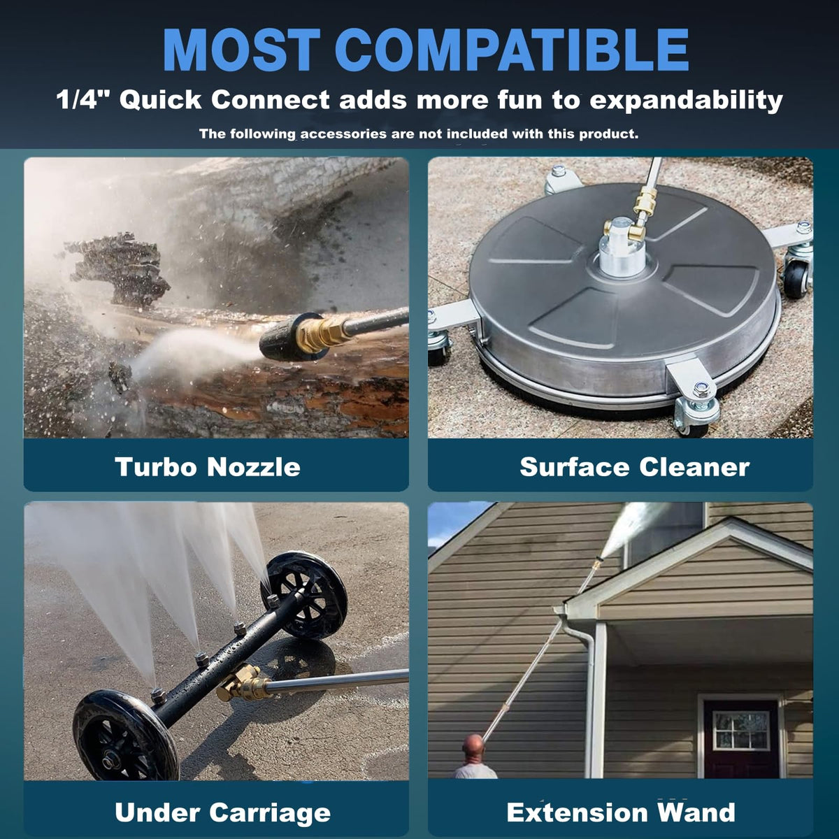 Imdot Foam Cannon delivers rich foam for thorough coverage.