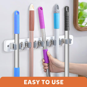 IMILLET 5 racks 4 hooks system for cleaning tools organization
