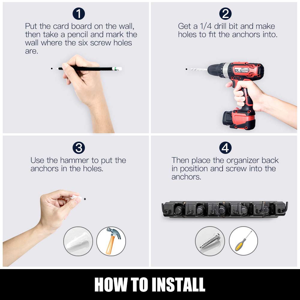 Easy wall-mount with included screws
