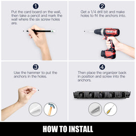 Easy wall-mount with included screws