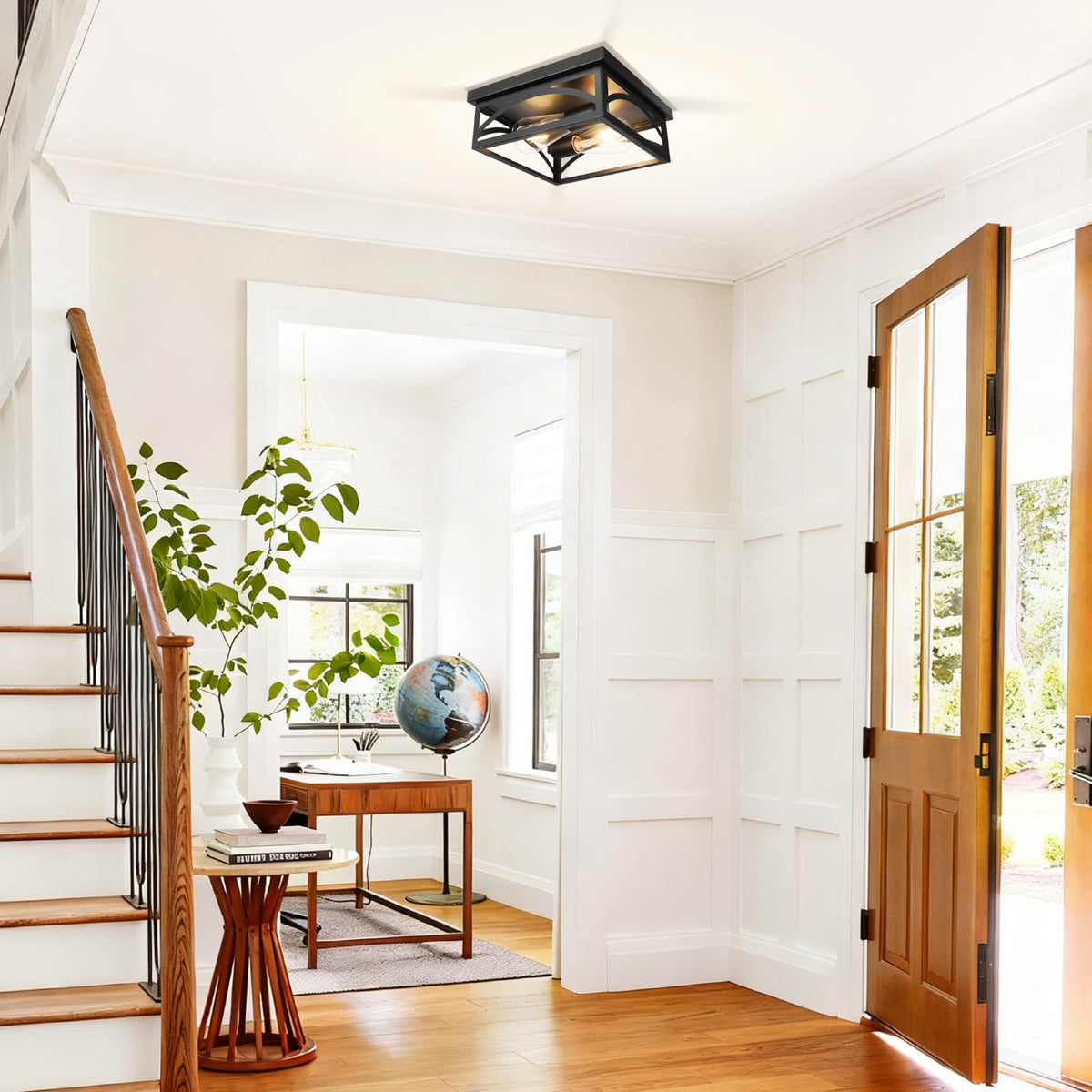 imizdlum e26 glazed socket ceiling light with heat-resistant ceramic