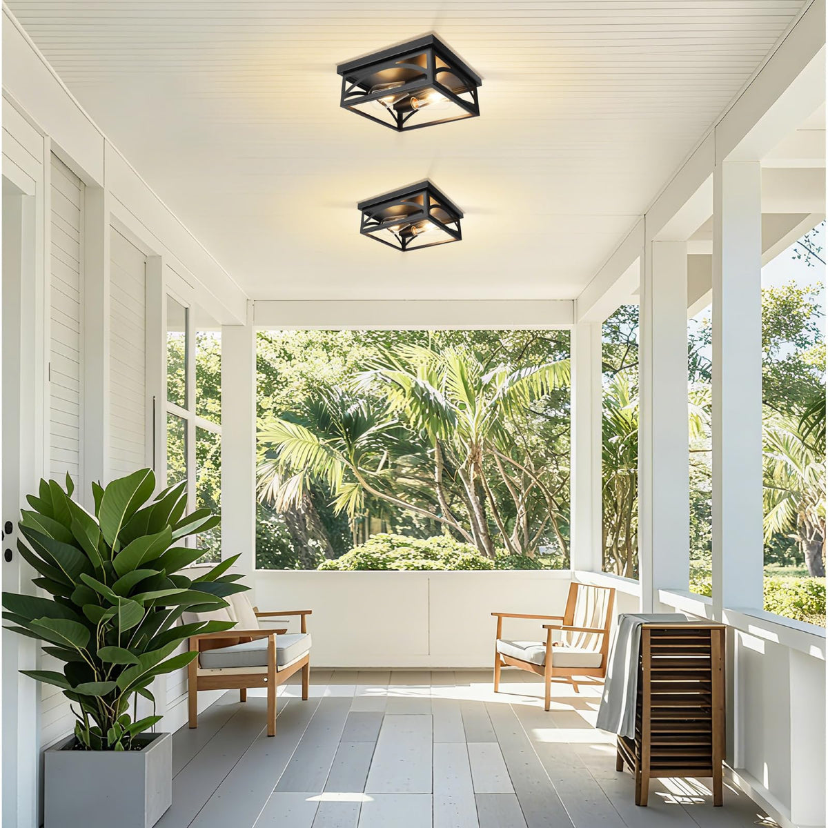 imizdlum industrial farmhouse ceiling light complements modern interiors