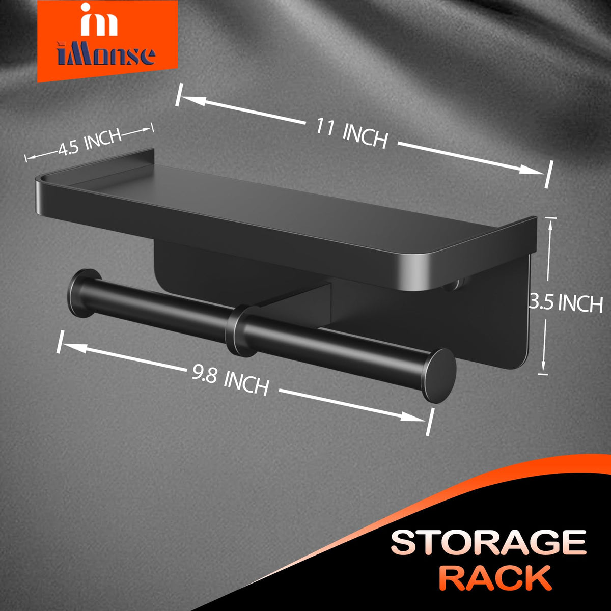 iMonse wall-mount design preserves counter space in tight bathrooms and kitchens.