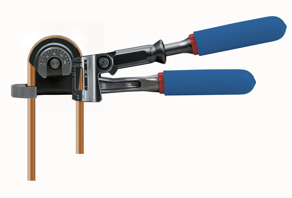 Imperial 470FH 1-4 inch slot stabilizes 3-16 inch tubing for accurate bends.