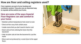 Imperial RG0033 seven-eighths inch margin turnback for secure installation.