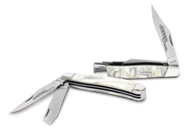Imperial Schrade IMP13L cracked ice POM handle for secure grip