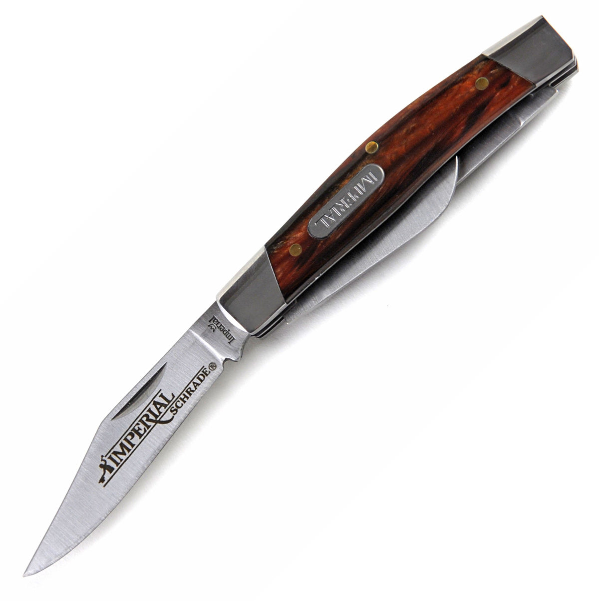 Imperial Schrade IMP15S Stockman clip-point blade for precise outdoor cuts