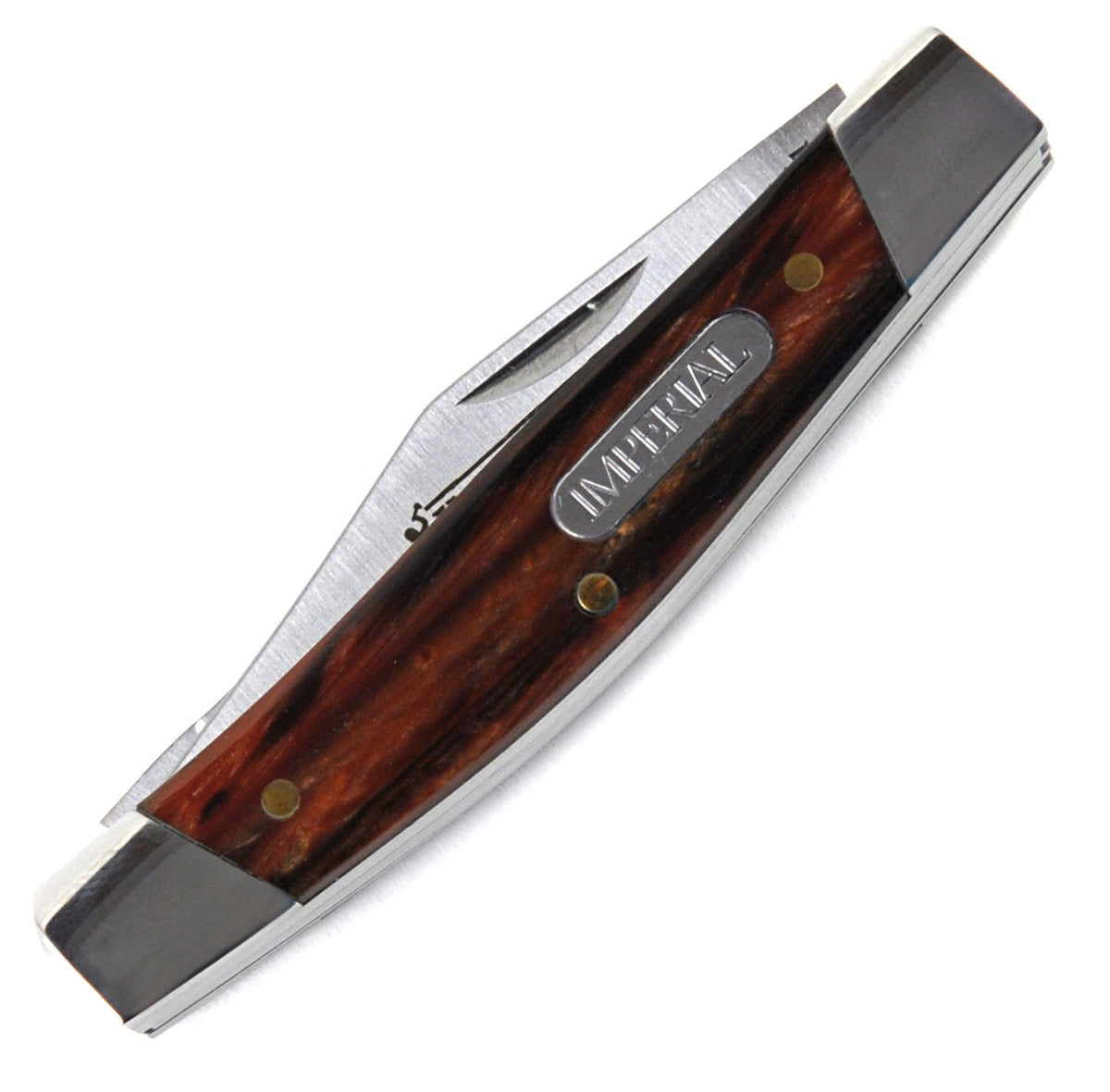 Imperial Schrade IMP15S Stockman sheepsfoot blade for safe, controlled slicing