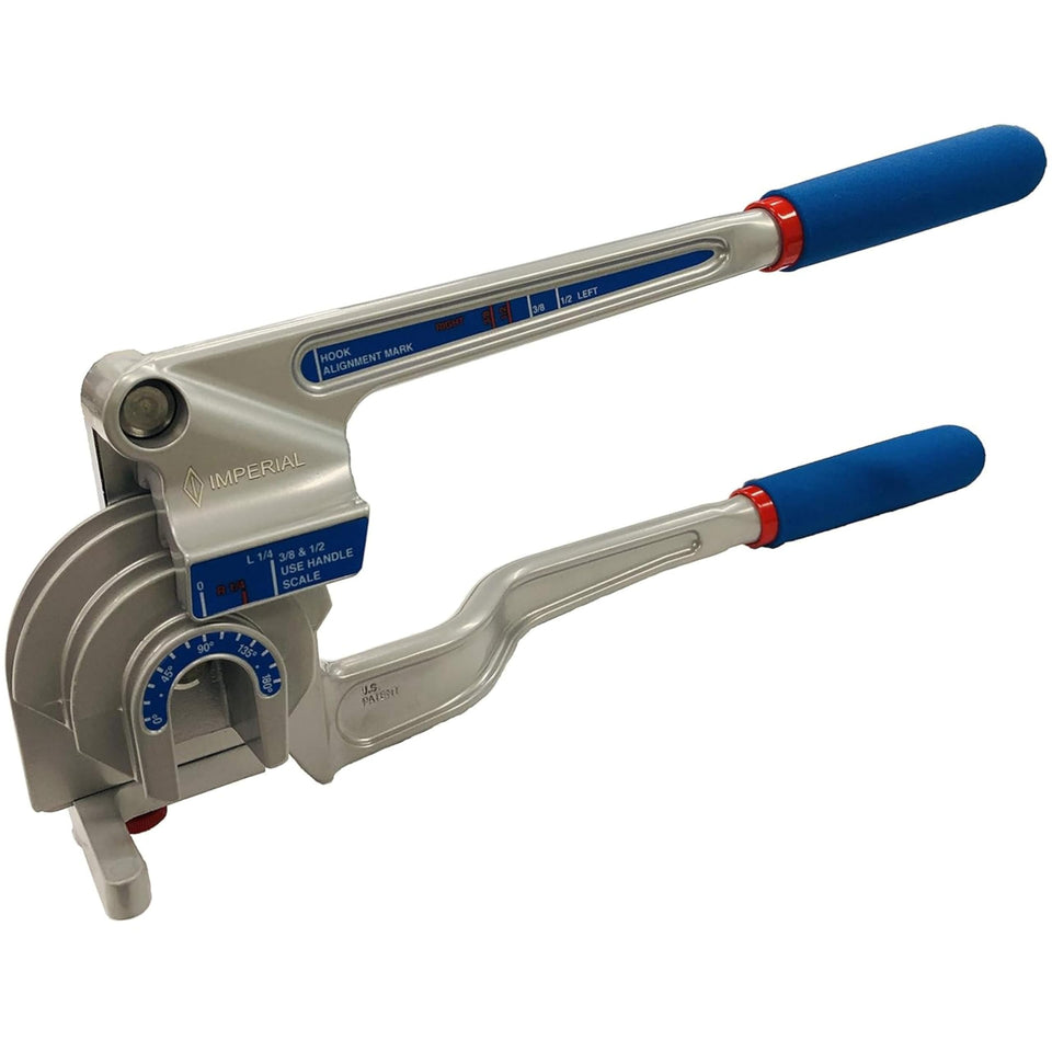 Imperial 370FH triple head bender front view for precise bending